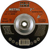 K-T Industries 7 X 1/4 X 5/8-11 Metal Grinding Wheel (7 X 1/4 X 5/8-11)