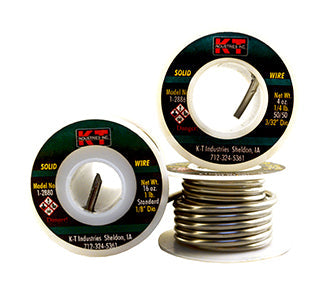 K-T Industries Solid Core Solder 50/50 1/8 Dia 1/4 Lb (1/4 Lb)