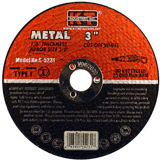 K-T Industries Cutting Wheel 3