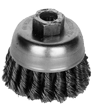 K-T Industries 4 Knot Cup Brush 5/8-11 (4 x 5/8-11)