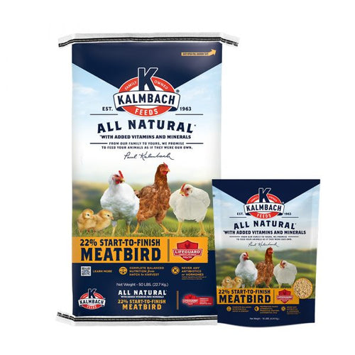 22% Start-To-Finish Meatbird Feed (50 Lb.)