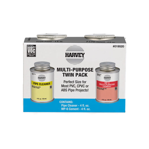 Harvey Multi-Purpose Solvent Cement and Cleaner Kit 4 oz. (4 oz.)