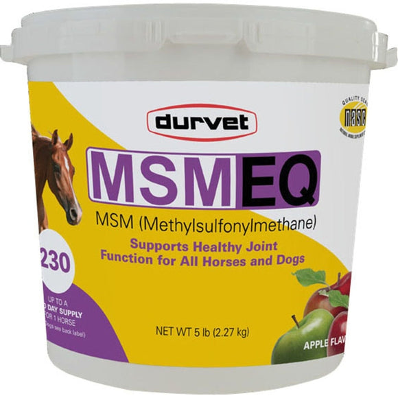 DURVET MSM EQ JOINT SUPPORT (5 LB-230 DAY, APPLE)