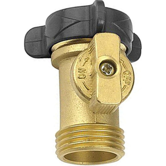 SINGLE CONNECTOR SHUT OFF VALVE (BRASS)