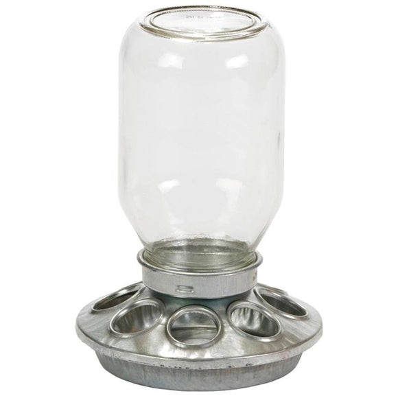 LITTLE GIANT BABY CHICK FEEDER W/MASON JAR